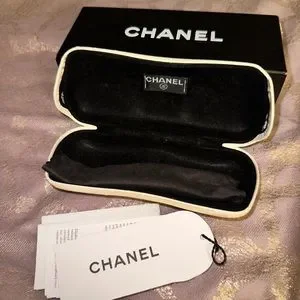 CHANEL 4104-B Silver Rhinestone Accent Brown Lenses Sunglasses CHANEL | Accessories | Chanel 44b Silver Rhinestone Accent  main image 4